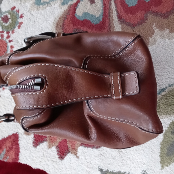 MICHAEL KORS VINTAGE LEATHER SATCHEL - Picture 6 of 11